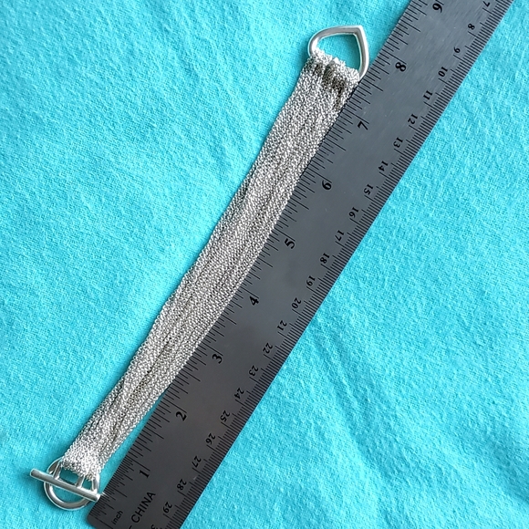 Retired multi strand toggle choker necklace - Picture 10 of 10